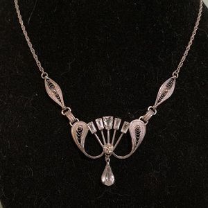 Vintage Amlee Sterling Silver Necklace
